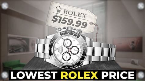 100 000 dollar rolex|lowest price for a rolex.